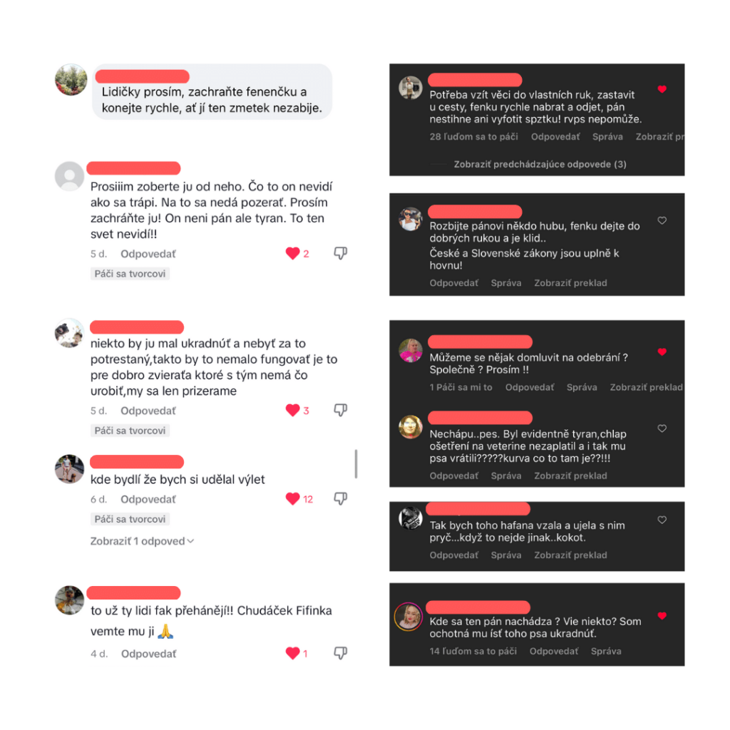 Reakcie na sociálnych sieťach – 1