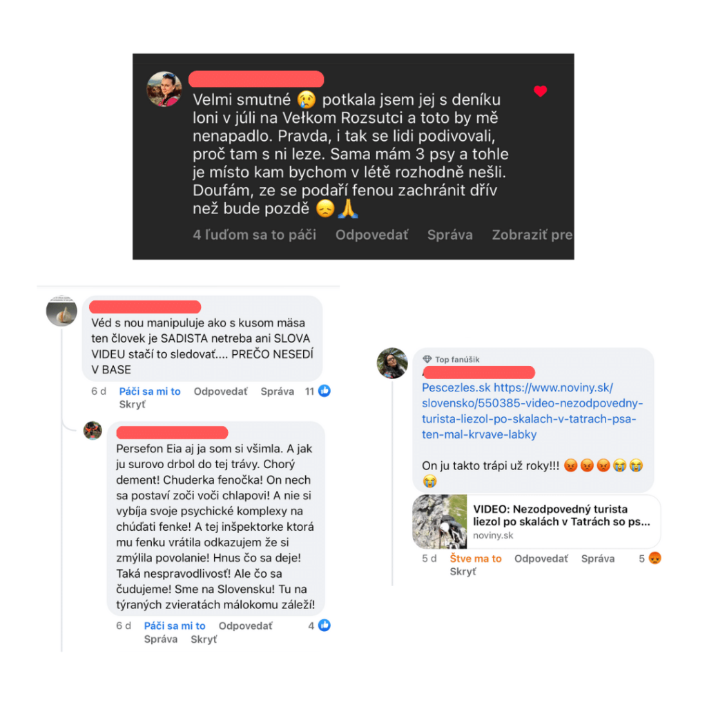 Reakcie na sociálnych sieťach – 3